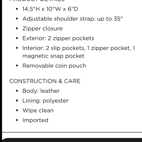 💚❤️💙💛AmeriLeather Borka Leather Backpack NWT (regularly $189)❤️BEAUTIFUL❤️NEW - Picture 16 of 16